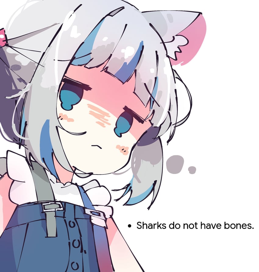 gawr gura (hololive and 1 more) drawn by koyoinacho