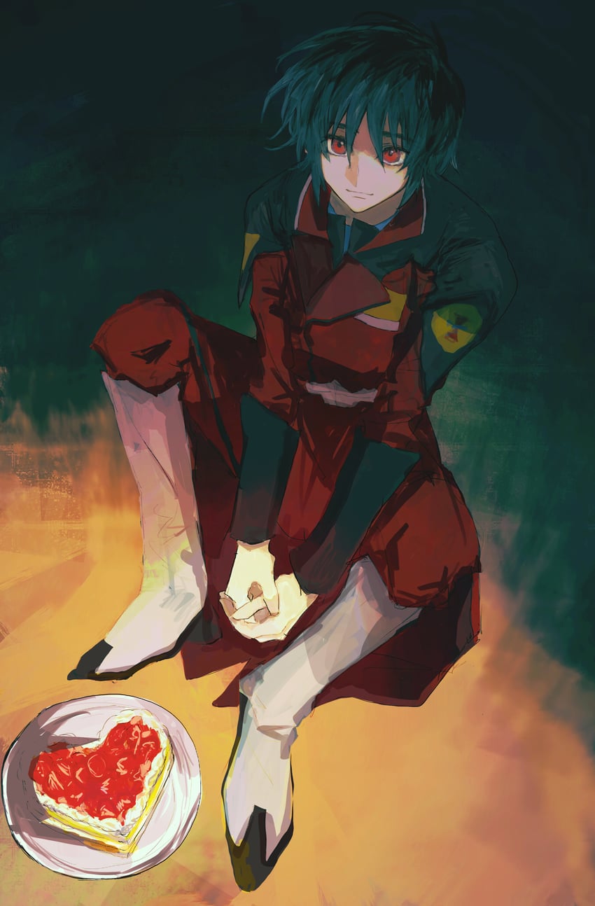 shinn asuka (gundam and 2 more) drawn by she_(morianosu)