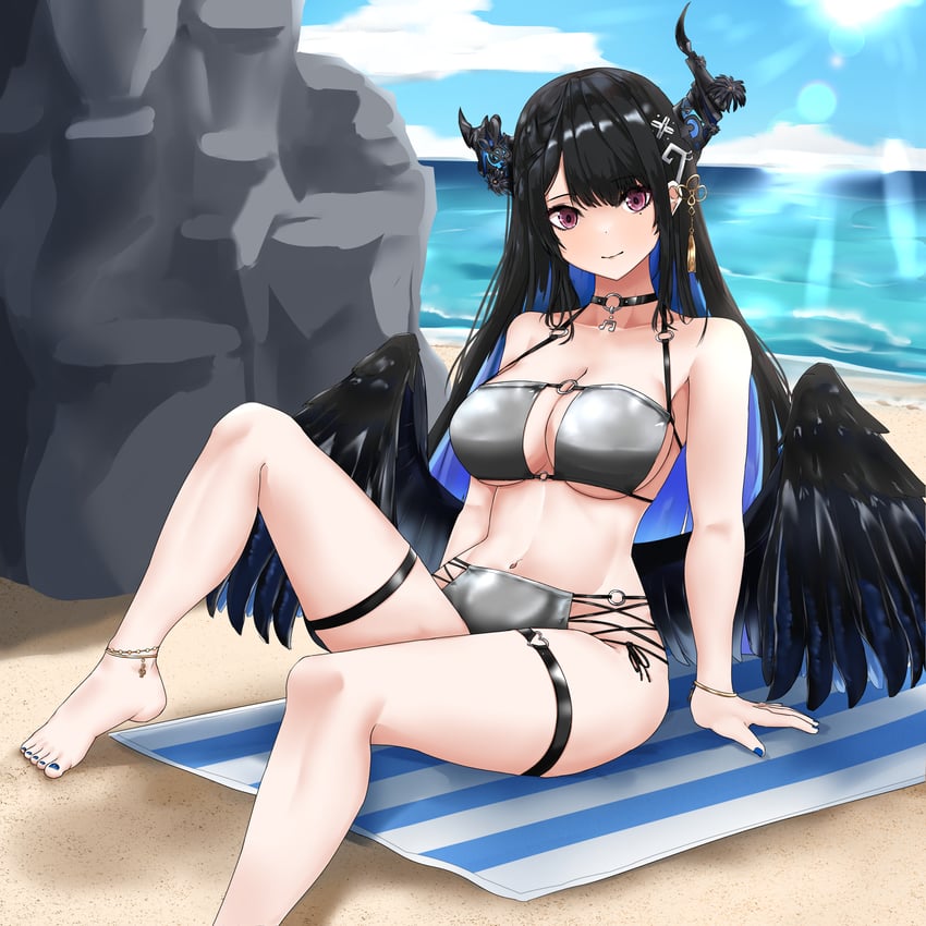 nerissa ravencroft (hololive and 1 more) drawn by aidoruhakase