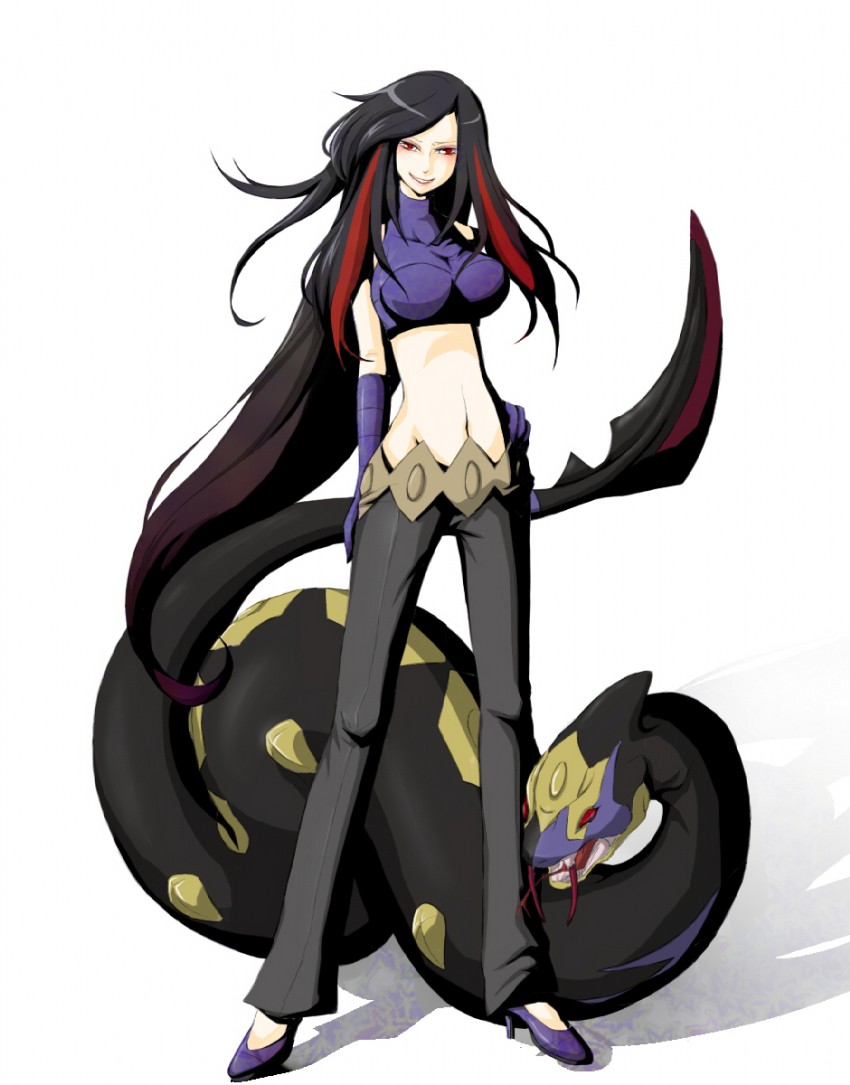 seviper and lucy (pokemon and 2 more) drawn by infiniteharmonics