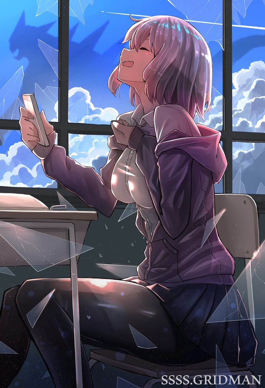 shinjou akane (gridman universe and 1 more) drawn by pasoputi