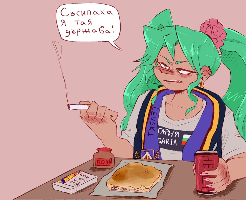 hatsune miku (vocaloid) drawn by toaster_(ollie)