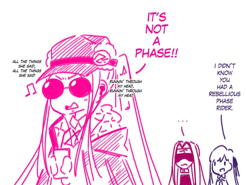 matou sakura and medusa (fate and 2 more) drawn by gat0w