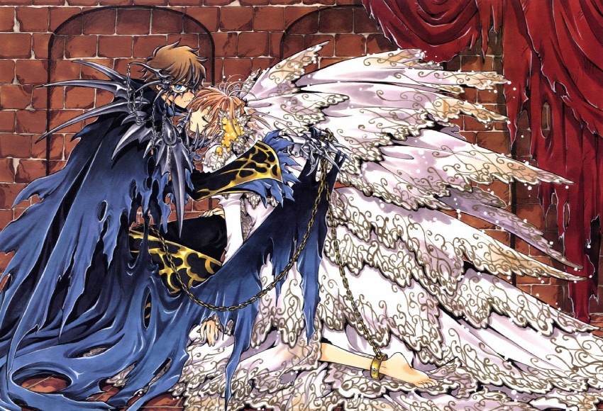 sakura hime and xiaolang (tsubasa chronicle) drawn by clamp_(circle)