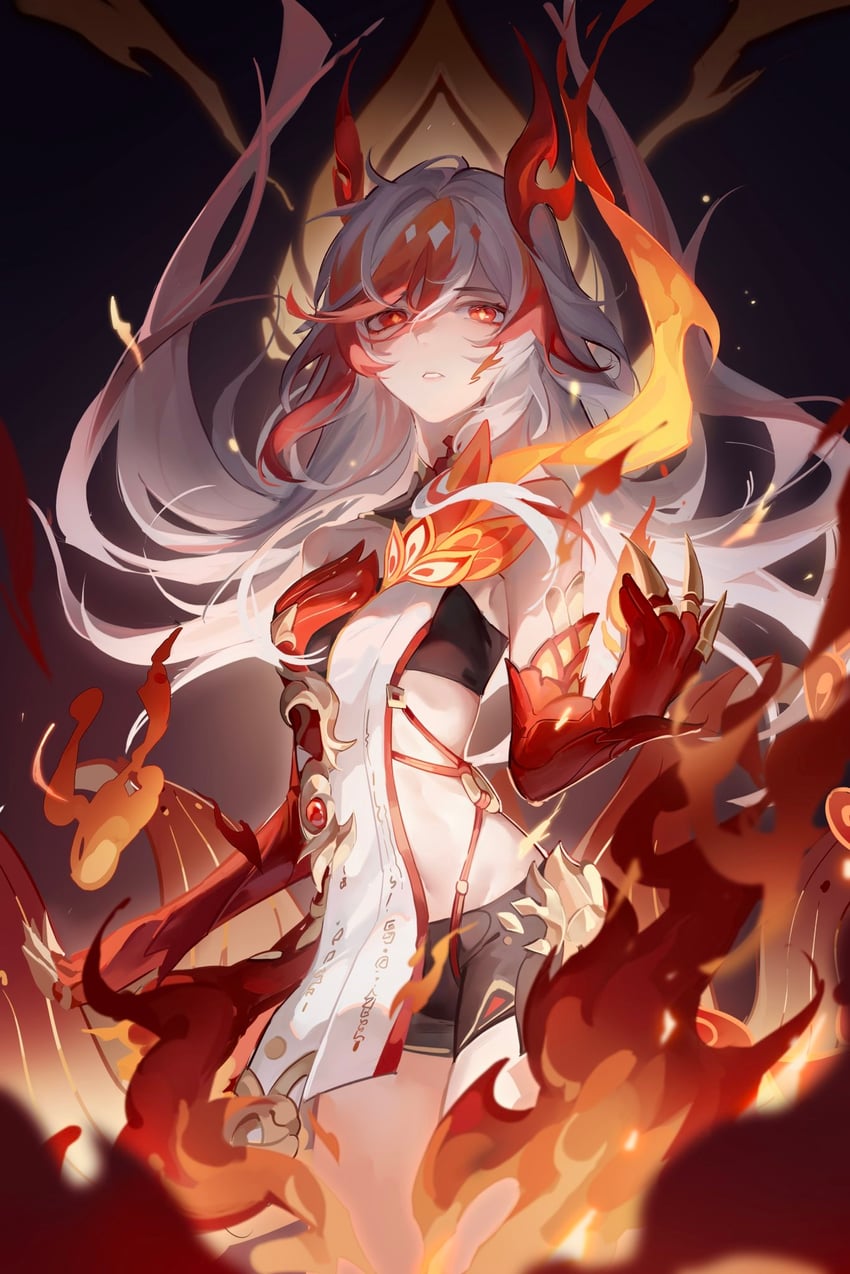 fu hua (honkai and 1 more) drawn by yaoyaooooo