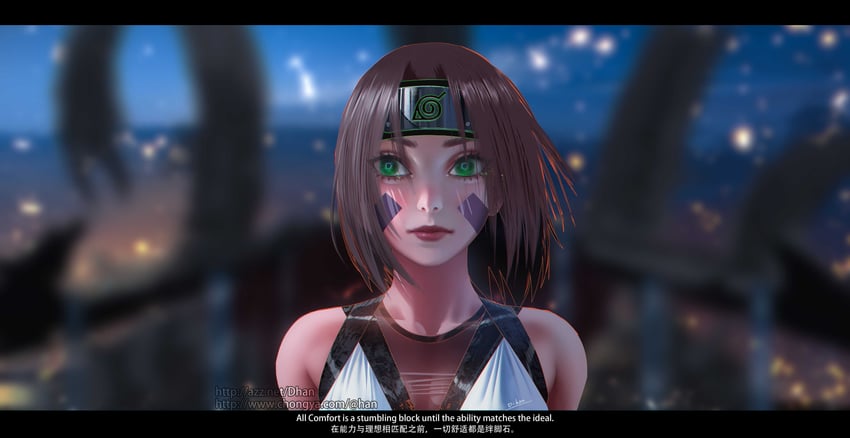 nohara rin (naruto and 1 more) drawn by d-han