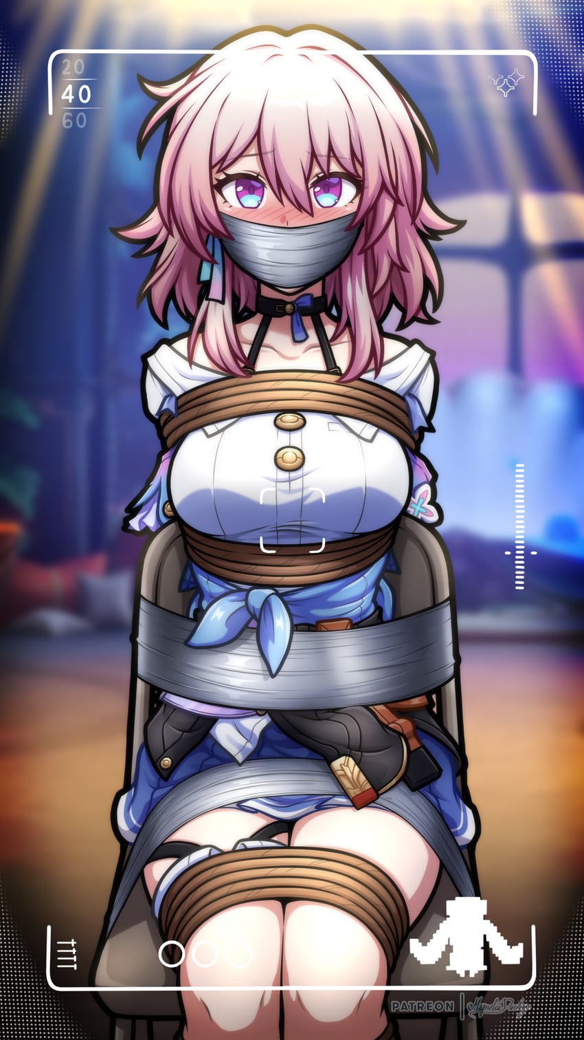 march 7th (honkai and 1 more) drawn by magnolia-baillon