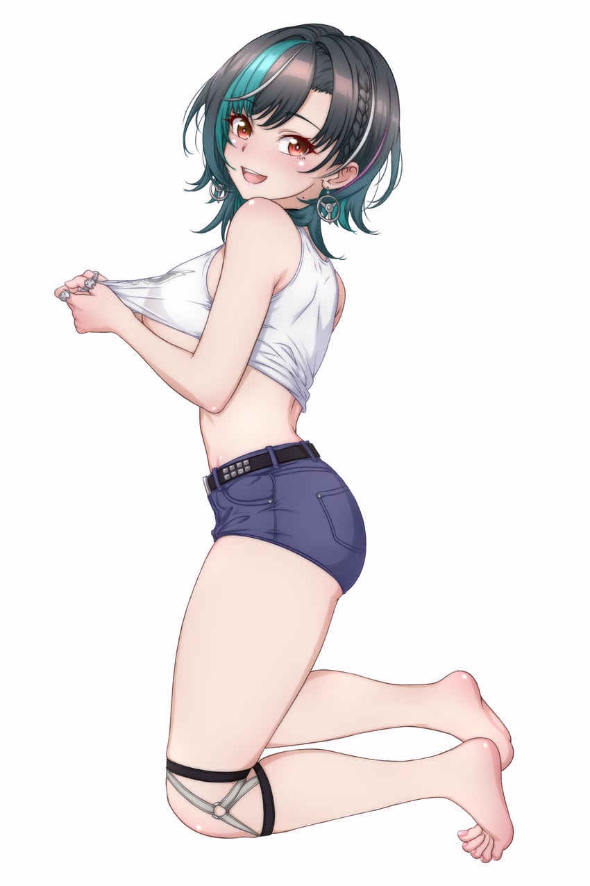 rindo chihaya (hololive and 1 more) drawn by p-nekoe