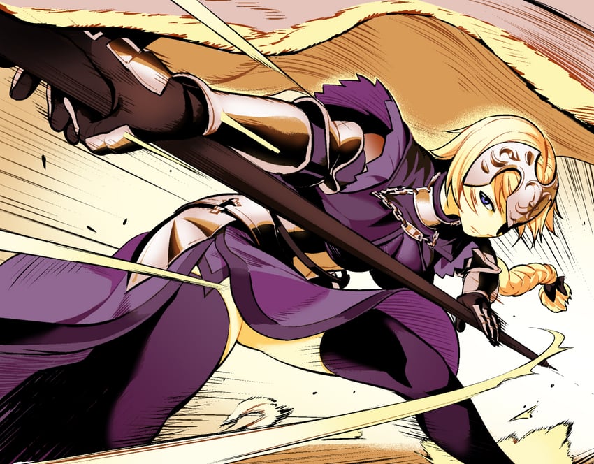 jeanne d'arc (fate and 2 more) drawn by mendics
