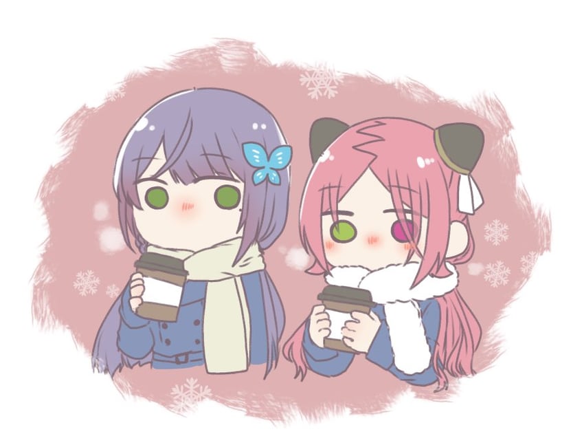 funada kiito and shiba tomoshibi (assault lily) drawn by nigari_(ngari_0115)