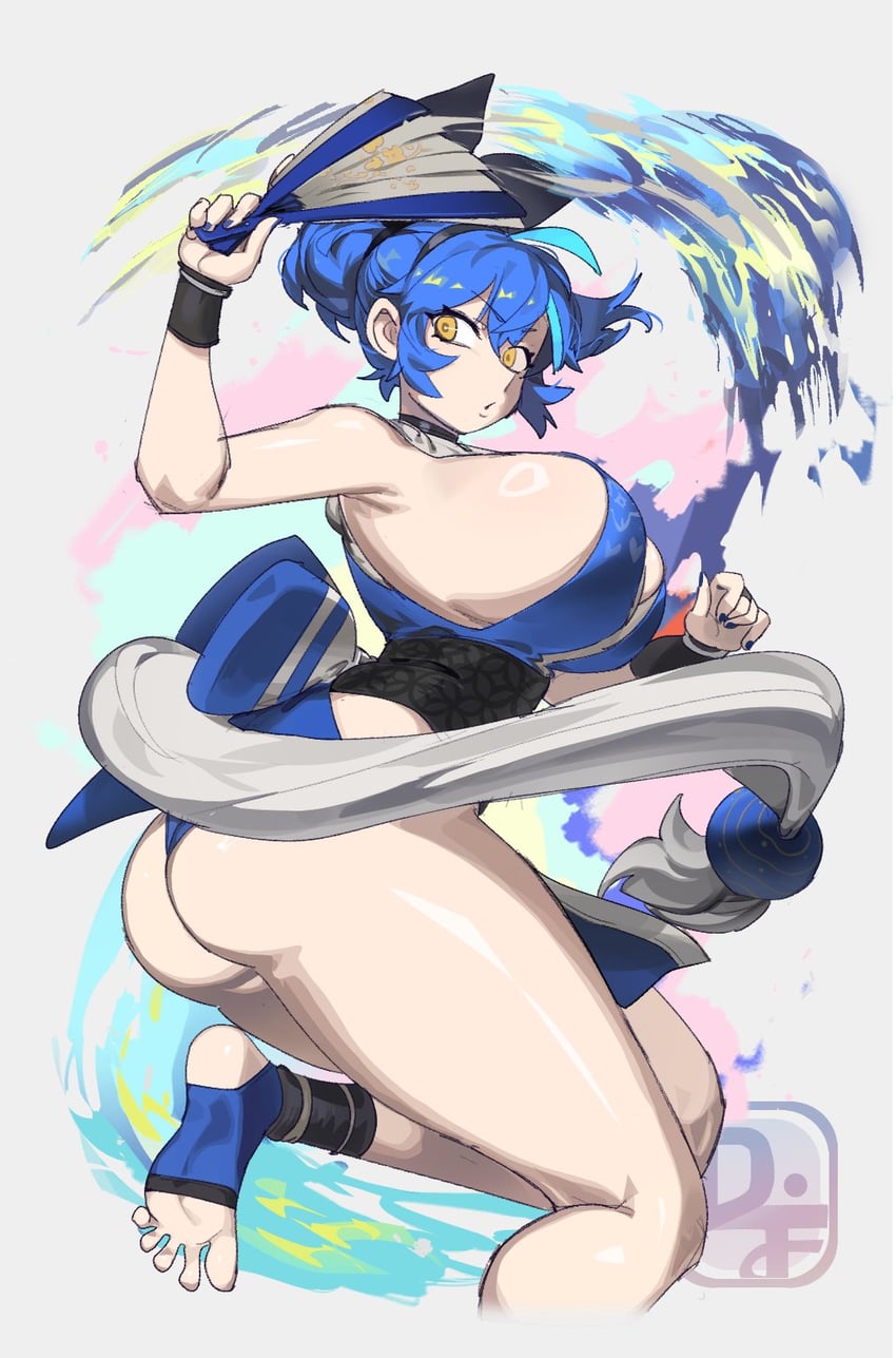 shiranui mai and dif (original and 3 more) drawn by difman