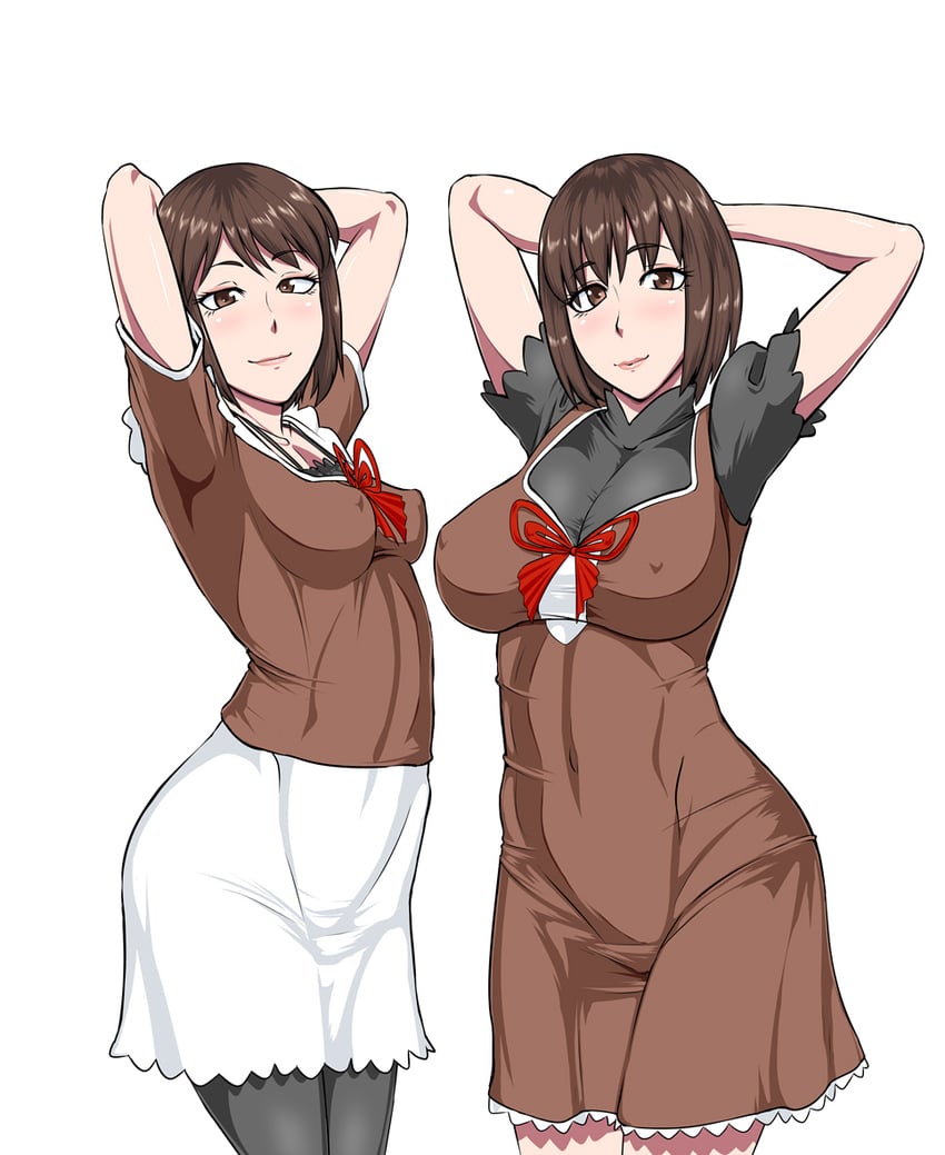 amakura mio and amakura mayu (fatal frame and 1 more) drawn by ml