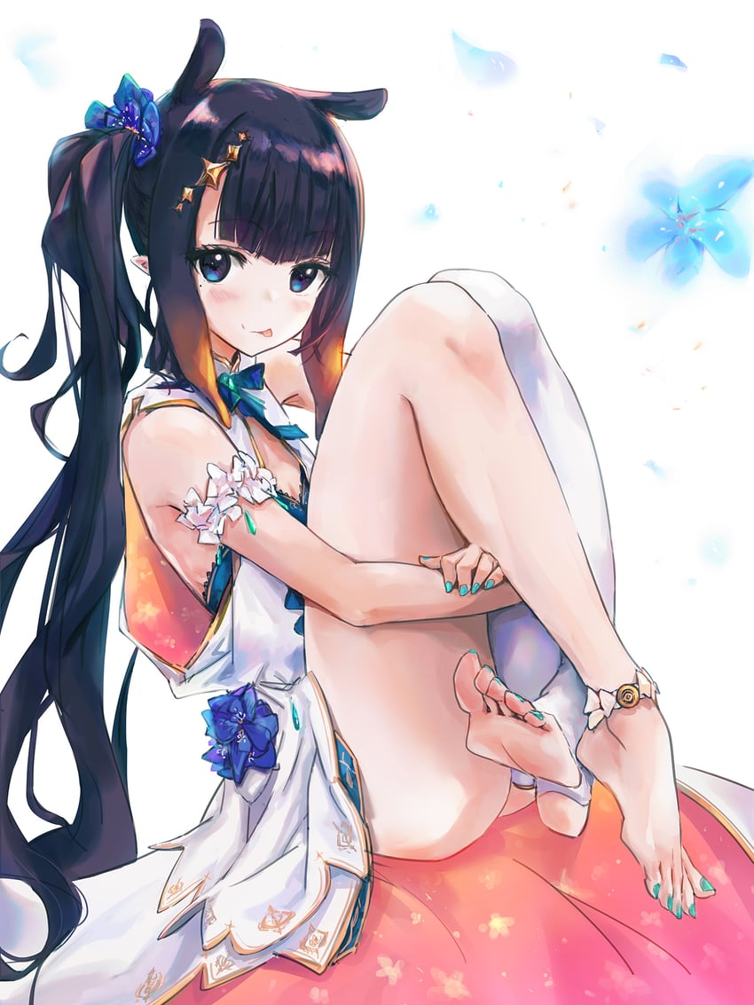 ninomae ina'nis and ceres fauna (hololive and 1 more) drawn by tallgeese_(lgeesel)