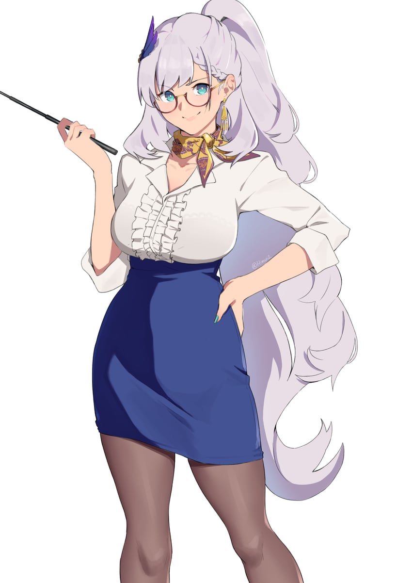 pavolia reine (hololive and 1 more) drawn by himwi