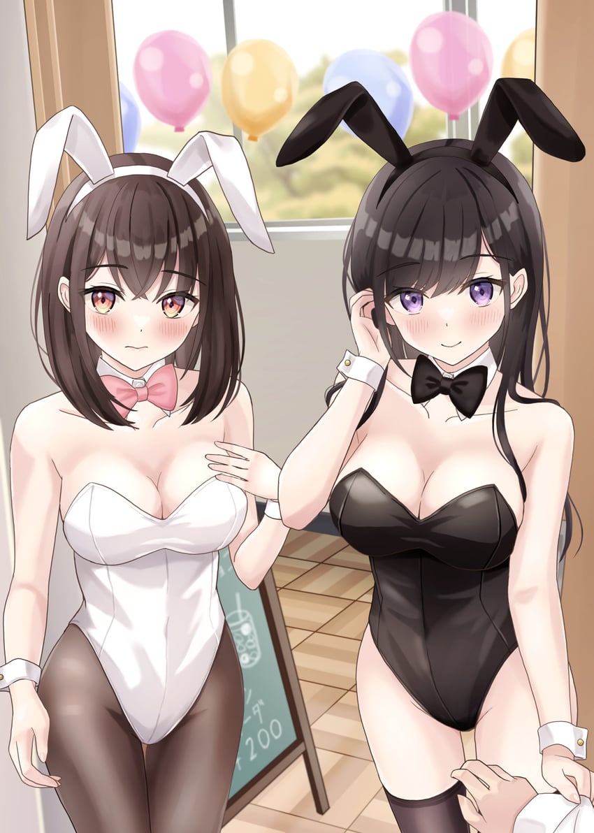 harumiya saki and fuyuno tsubaki (original) drawn by yukimaru217