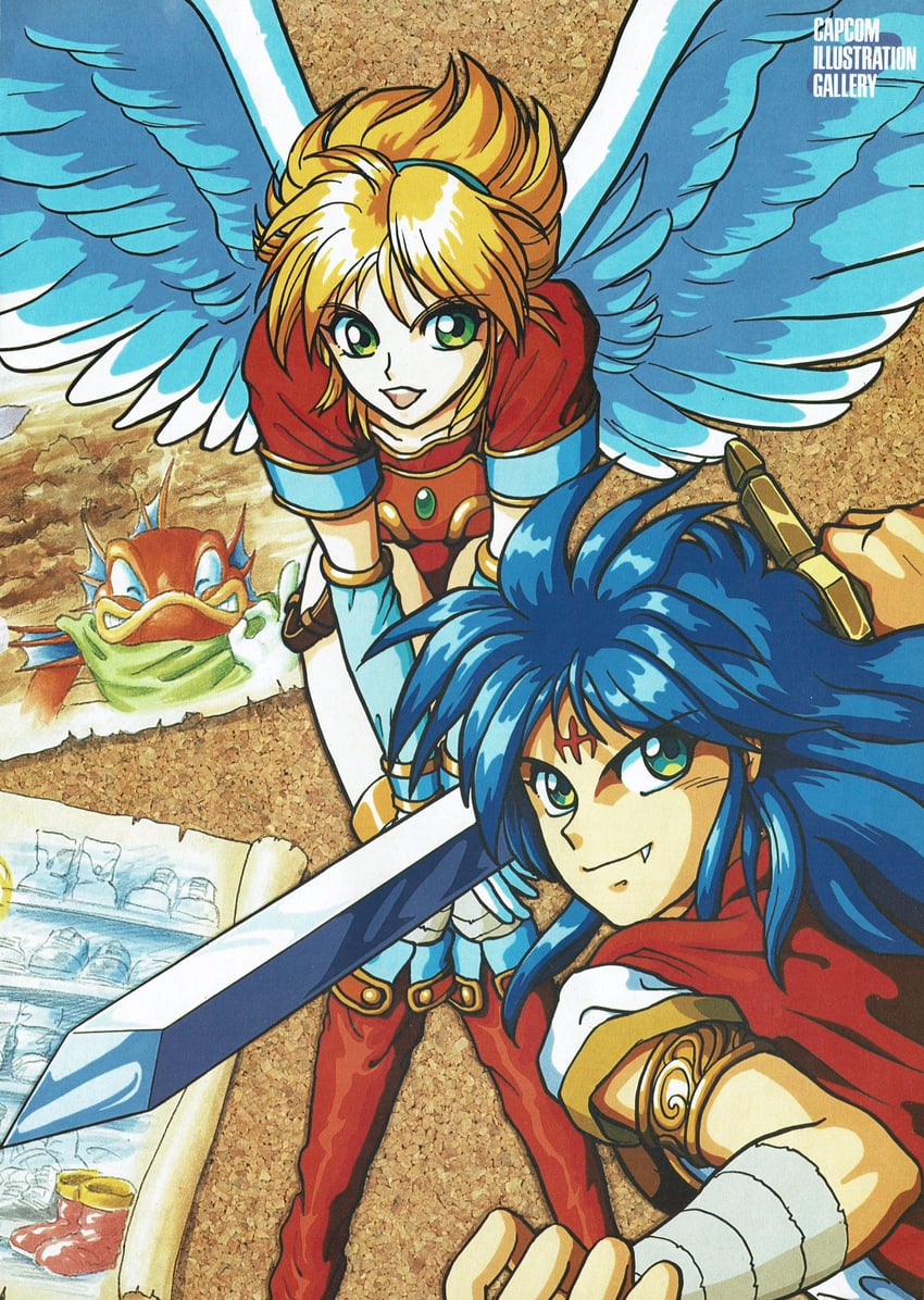 nina, ryu, and manillo (breath of fire and 1 more)