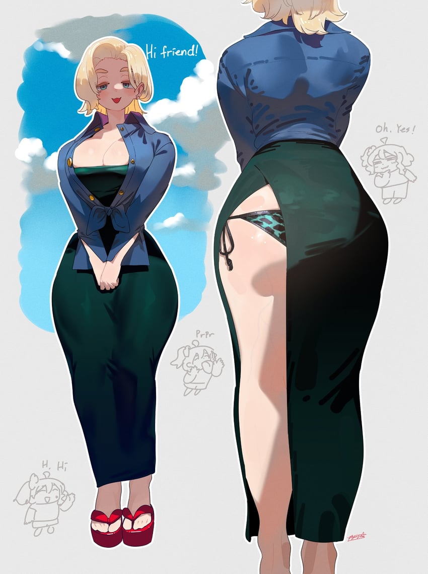 florida-chan and tampa-chan (original) drawn by ryusei_hashida