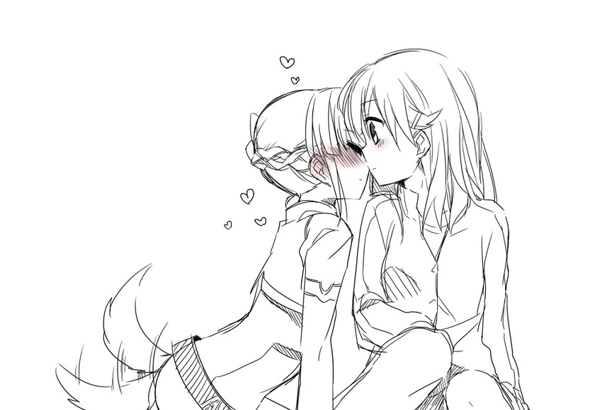 fin e ld si laffinty and kyouno madoka (rinne no lagrange) drawn by mizuki_(koko_lost)