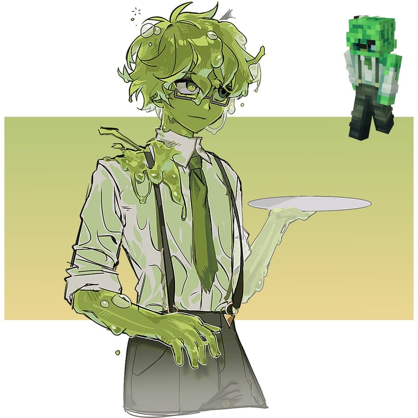slimecicle (minecraft and 1 more) drawn by in_nyeo