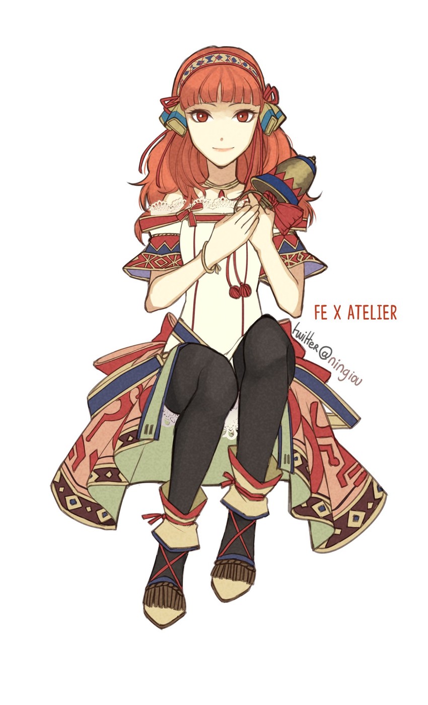 celica and shallistera (fire emblem and 4 more) drawn by kyou_(iuciferic)