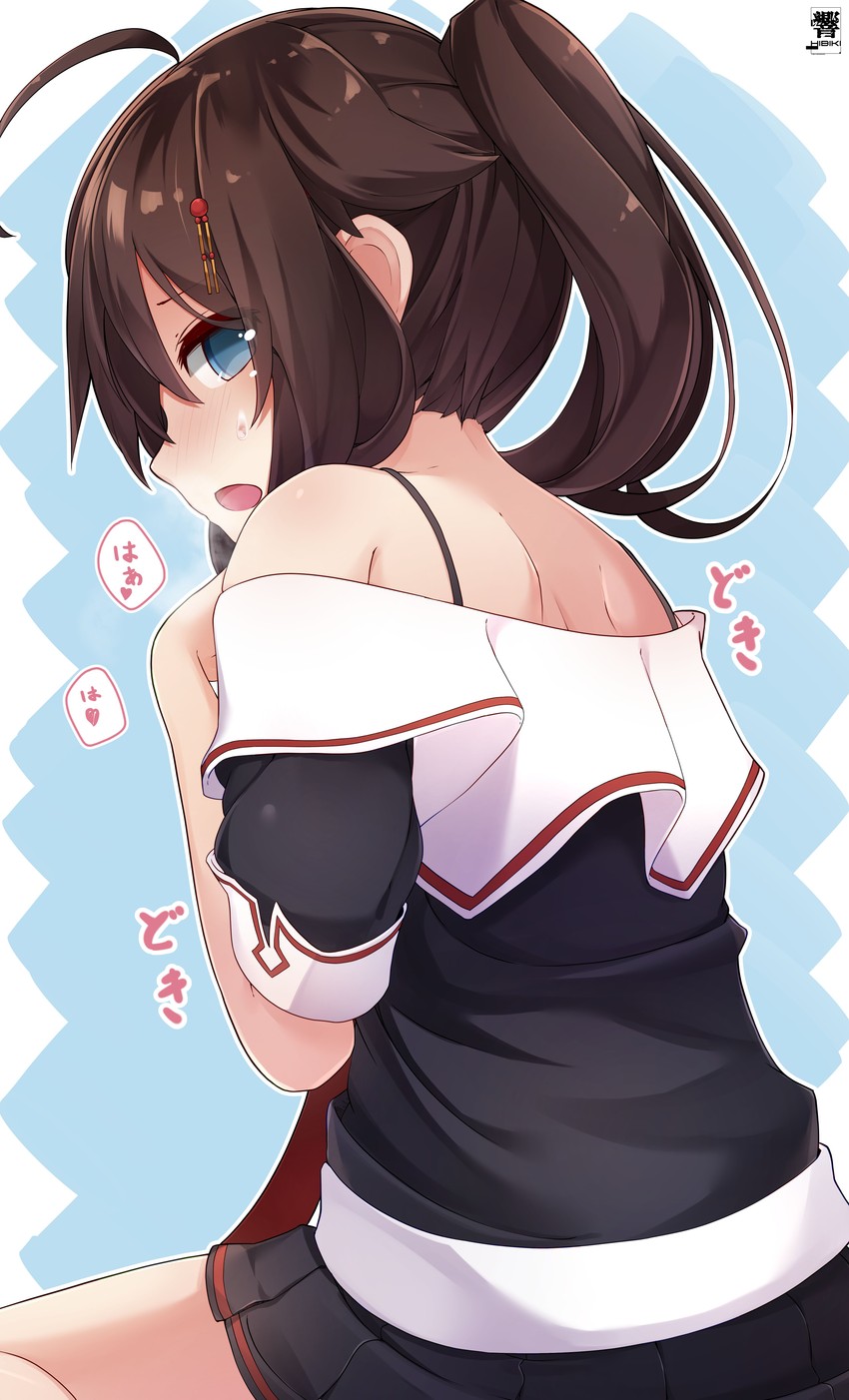 shigure and shigure kai ni (kantai collection) drawn by hibiki_(zerocodo)