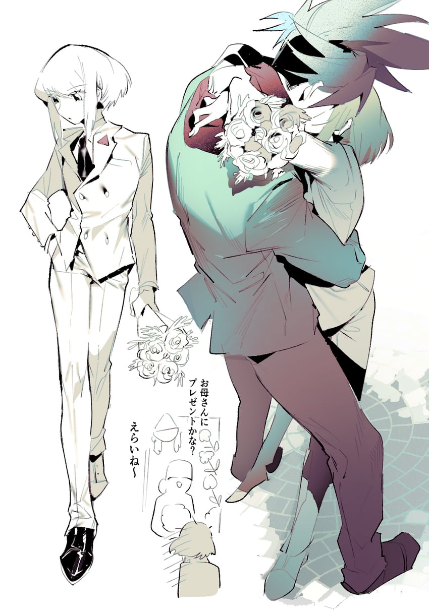 lio fotia and galo thymos (promare) drawn by km_(ksolee1201)