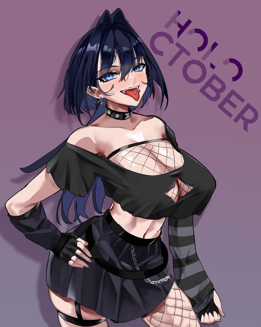ouro kronii (hololive and 1 more) drawn by daaku_(koizumi_arata)