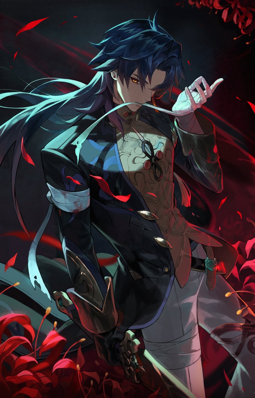 blade (honkai and 1 more) drawn by rare1_(gugugu_seung)