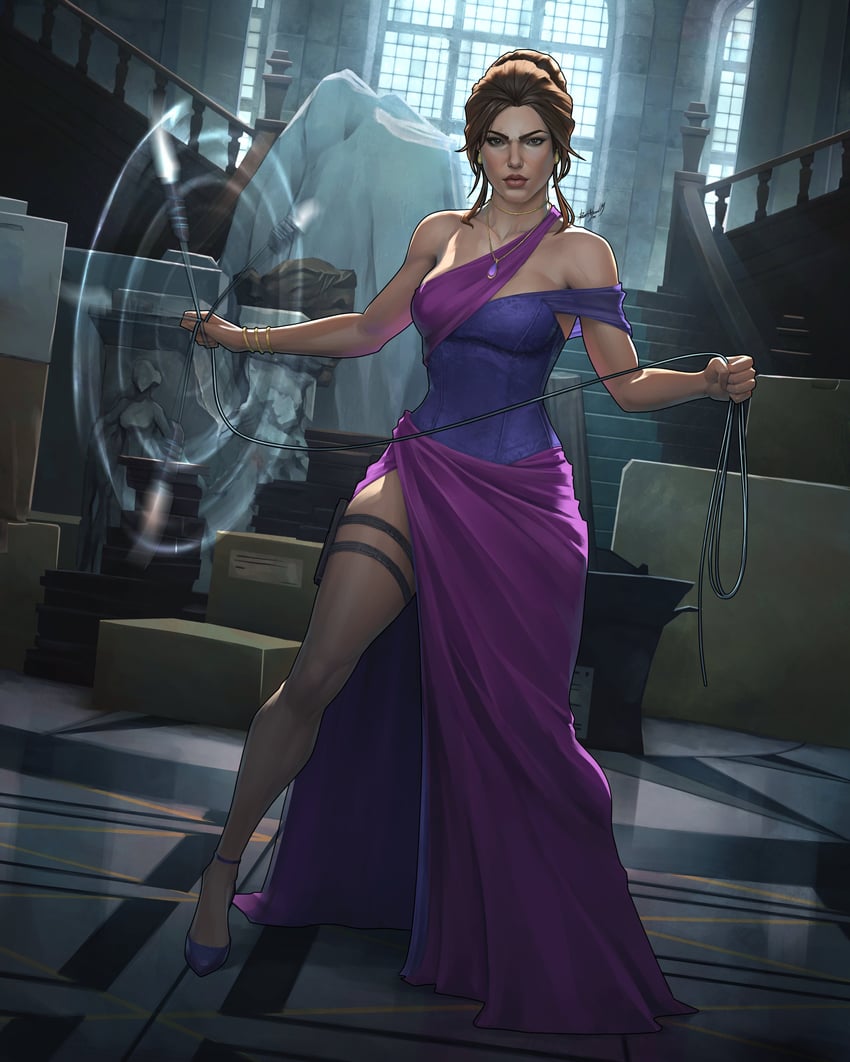 lara croft (tomb raider and 1 more) drawn by dalejomej