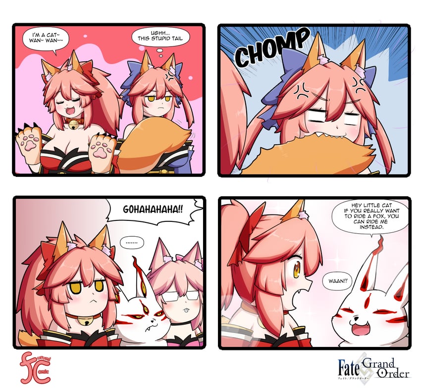 tamamo, tamamo no mae, tamamo cat, and koyanskaya (fate and 1 more) drawn by keita_naruzawa