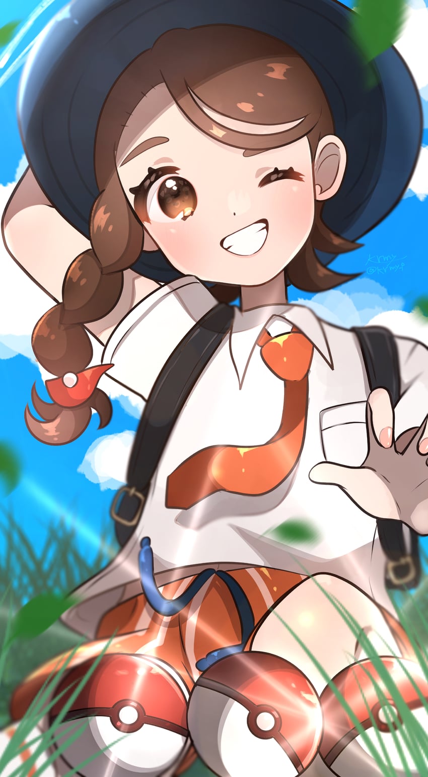juliana (pokemon and 1 more) drawn by kurumiya_(krmy_p)