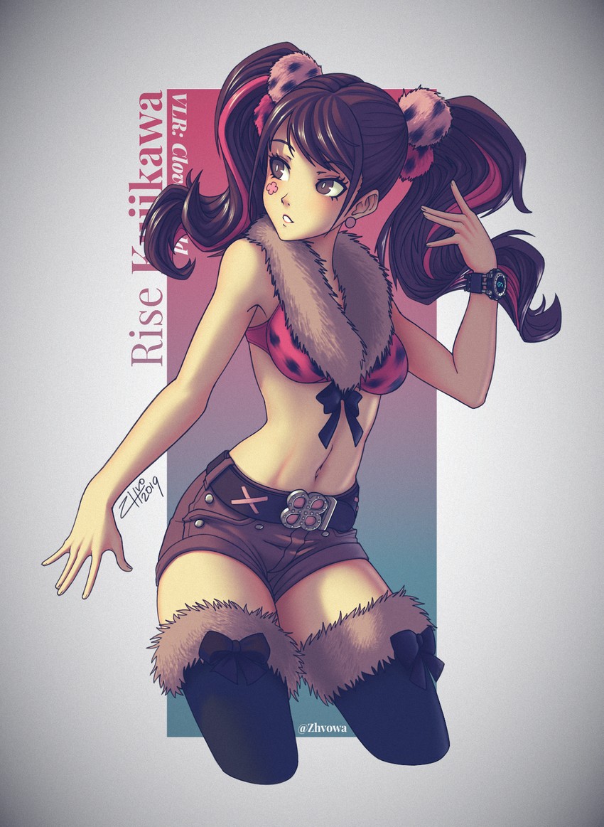 kujikawa rise and yotsuba (persona and 3 more) drawn by zhvo