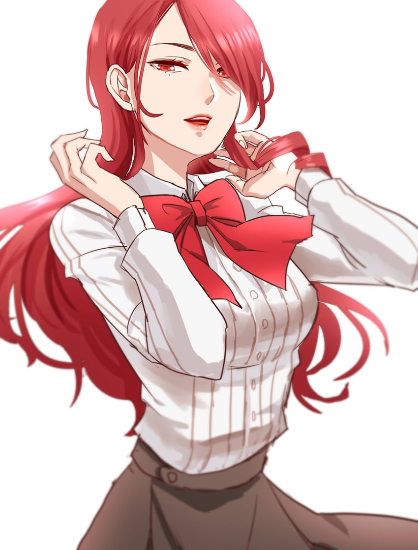 kirijou mitsuru (persona and 1 more) drawn by dan_(toupe)