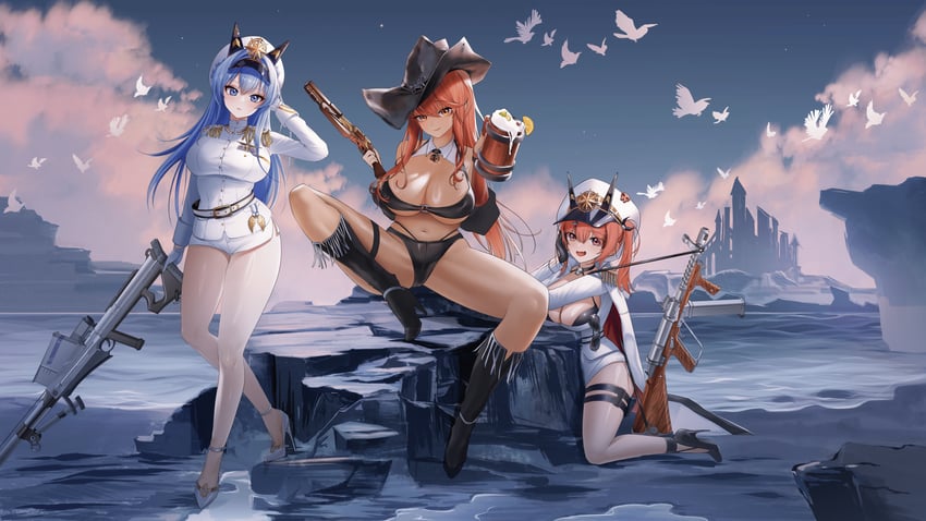 helm, mast, and volume (goddess of victory: nikke) drawn by kimright0