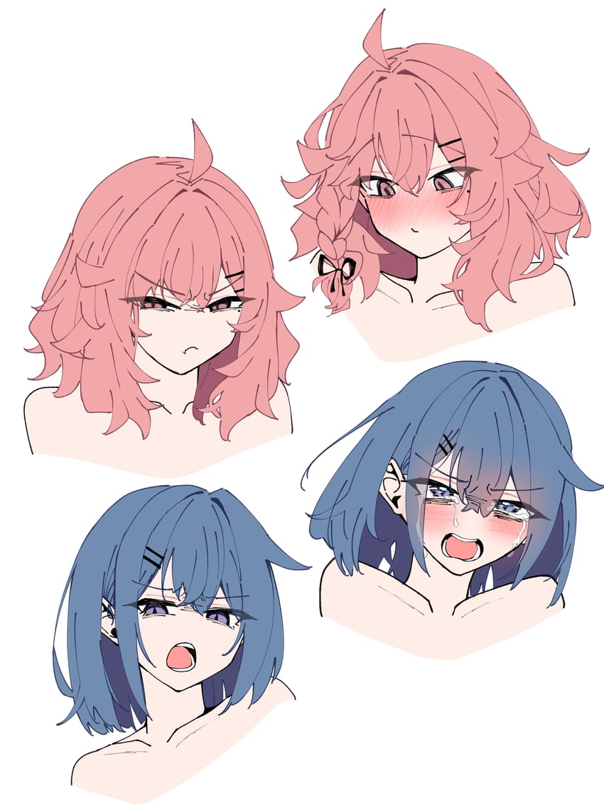 kozakura men and konno you (original) drawn by warabi_mochi_(w4rabimochi)