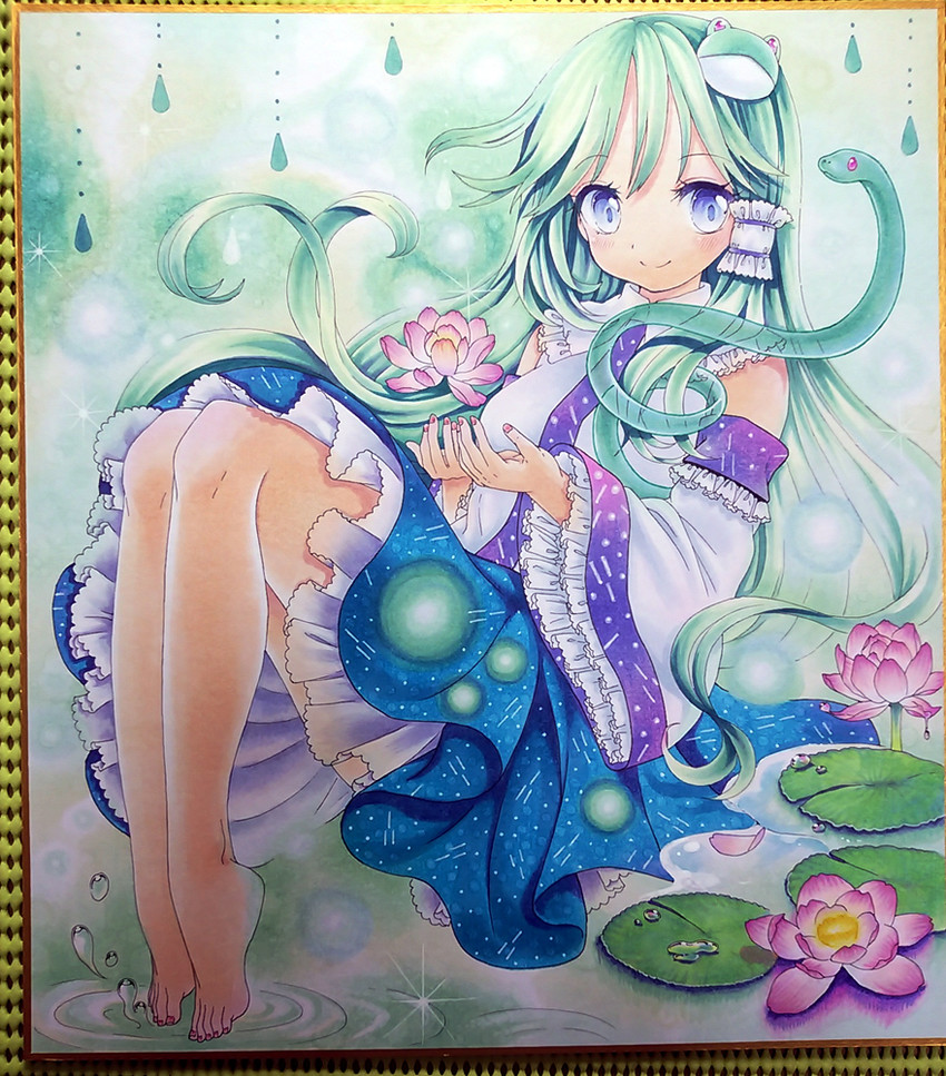 kochiya sanae (touhou) drawn by mosho
