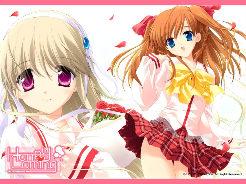 kamijou asahi and clarissa satsuki maezono (honeycoming royalsweet) drawn by matsushita_makako and rakko_(makarakko)