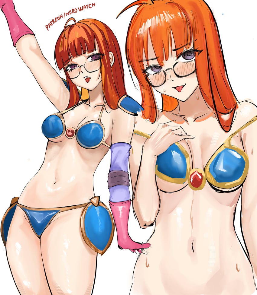 sakura futaba (persona and 3 more) drawn by nero_watch