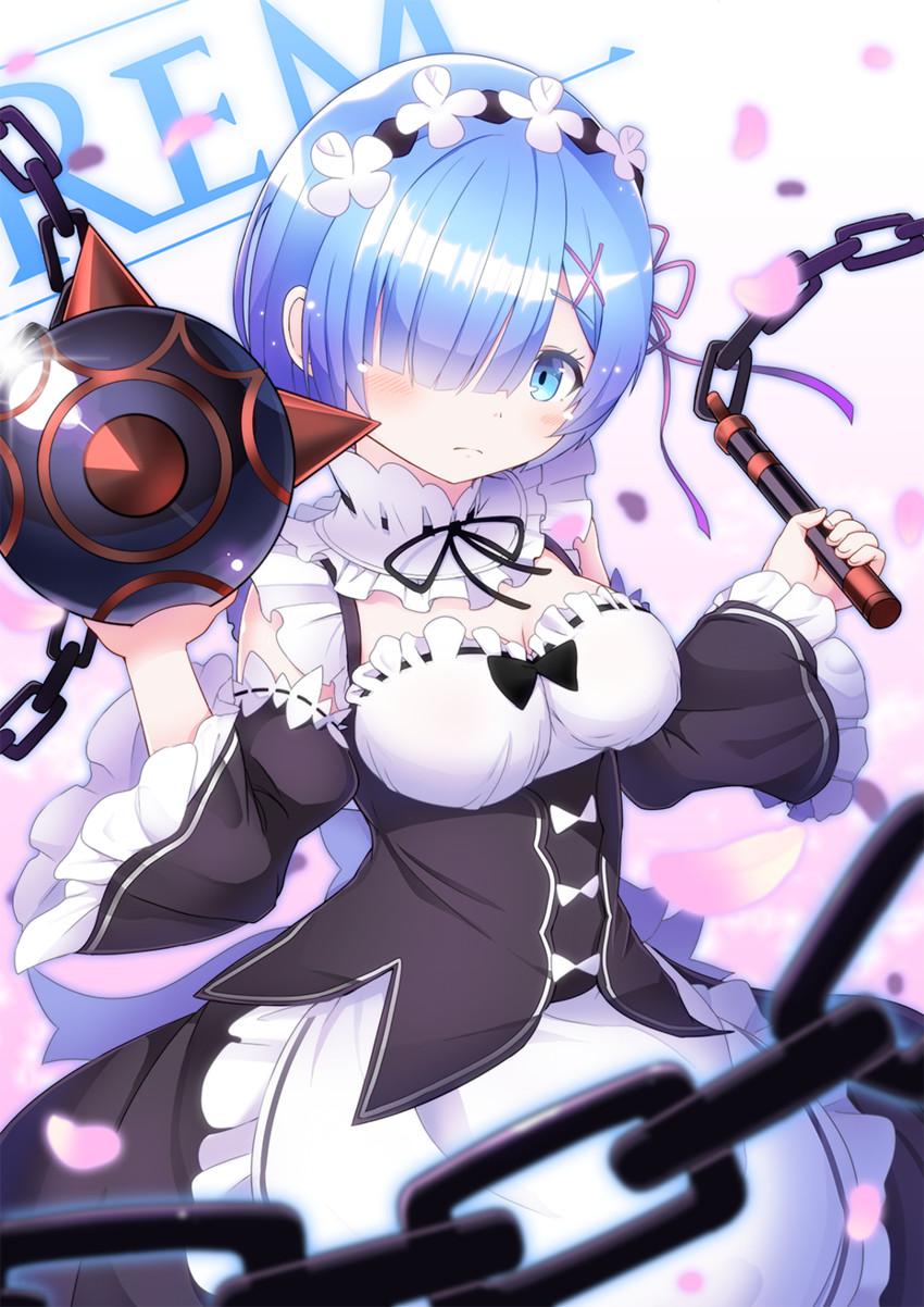 rem (re:zero kara hajimeru isekai seikatsu) drawn by qixi_cui_xing