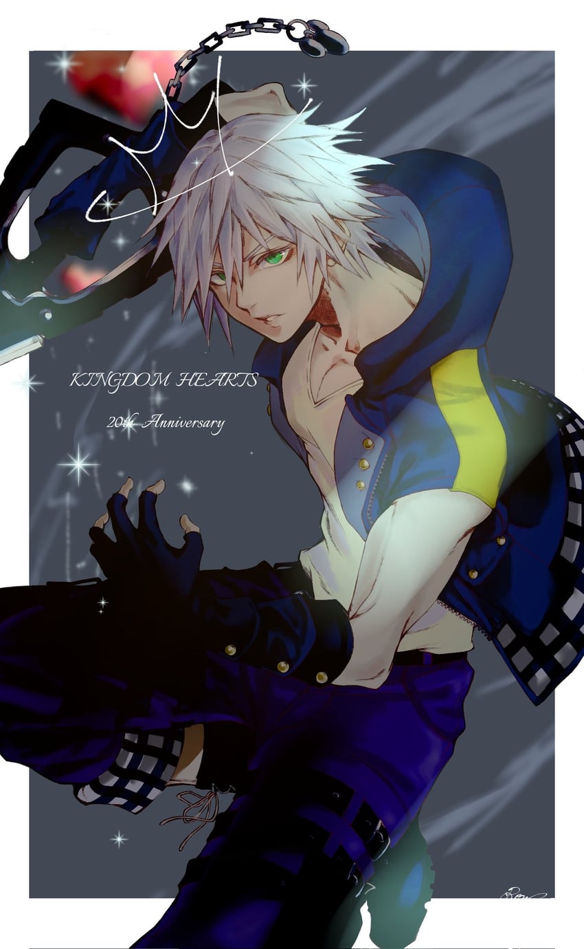 riku (kingdom hearts and 1 more) drawn by crow_illust