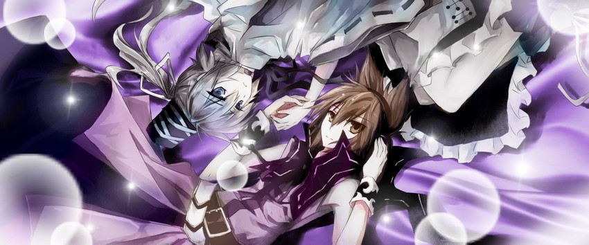 toyosatomimi no miko and mononobe no futo (touhou) drawn by langlang