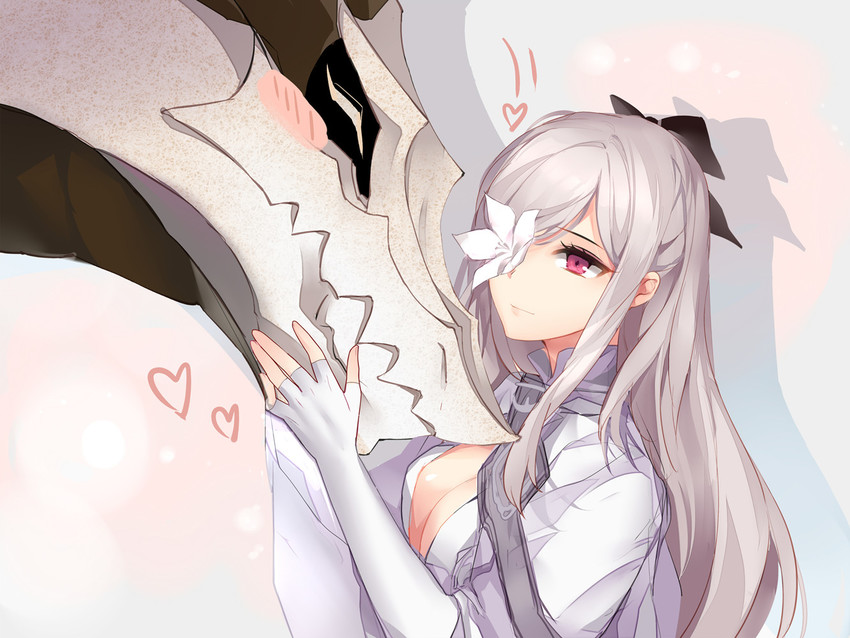 zero and mikhail (drag-on dragoon and 1 more) drawn by gekka_nanako