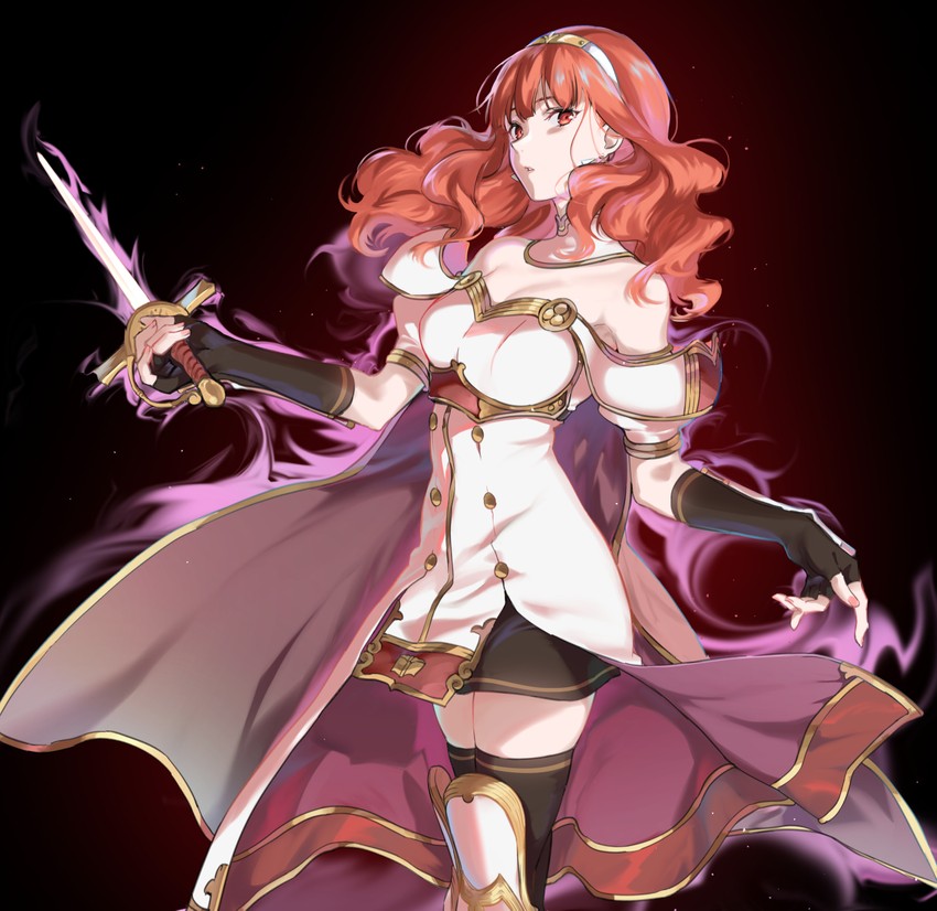 celica (fire emblem and 2 more) drawn by taromarun