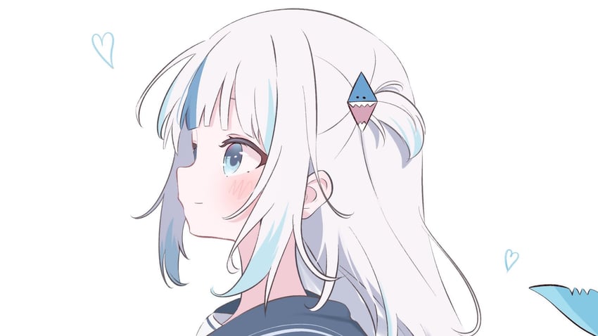 gawr gura (hololive and 1 more) drawn by ryu160303