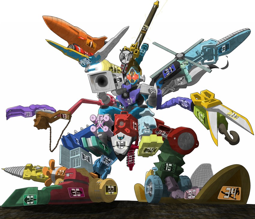 kamen rider fourze (kamen rider and 1 more) drawn by kurosshu