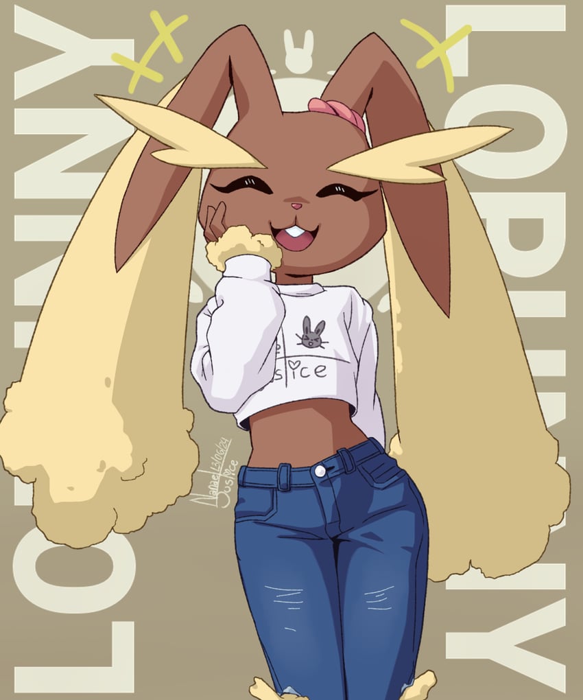 lopunny (pokemon) drawn by nanaeljustice