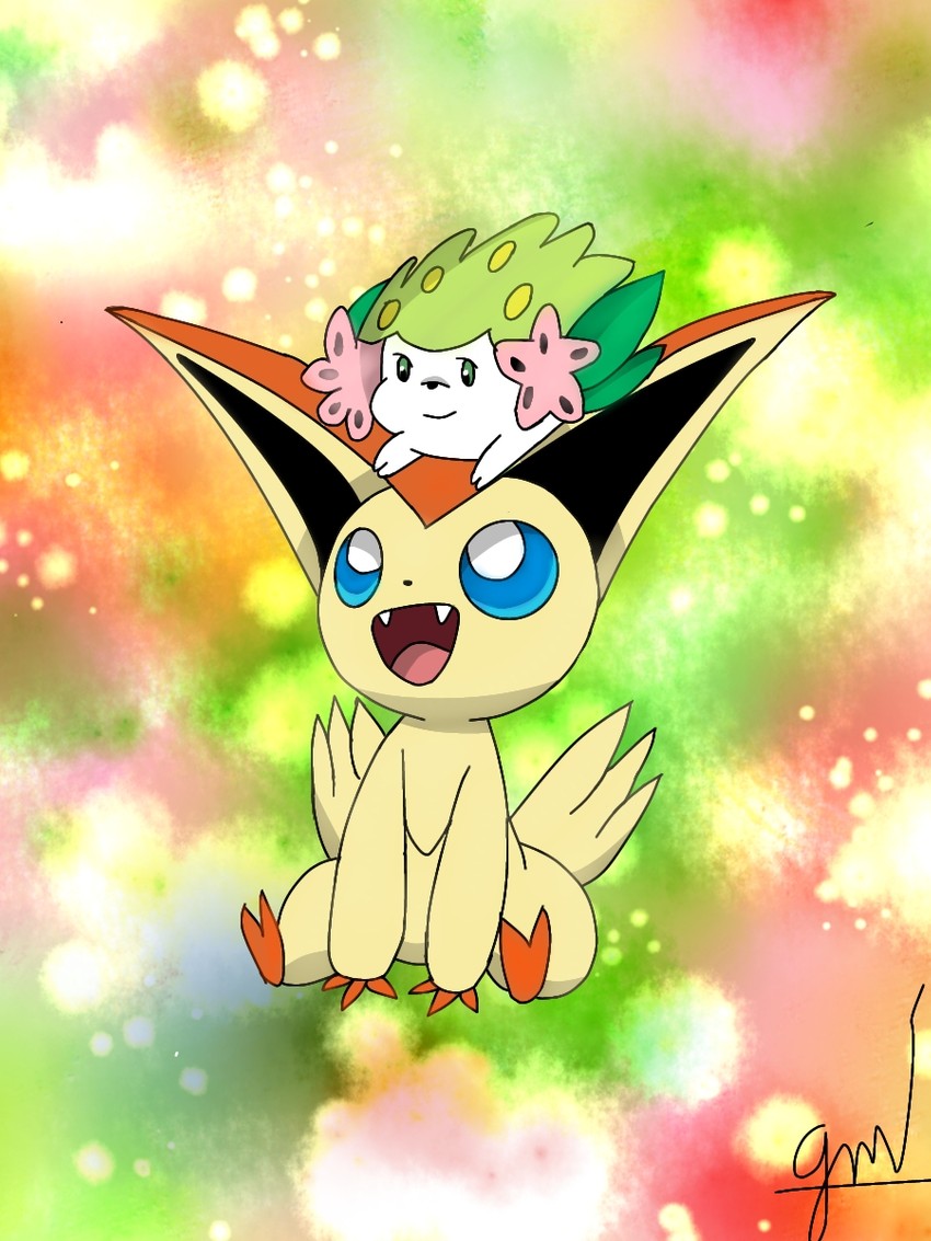 shaymin and victini (pokemon)
