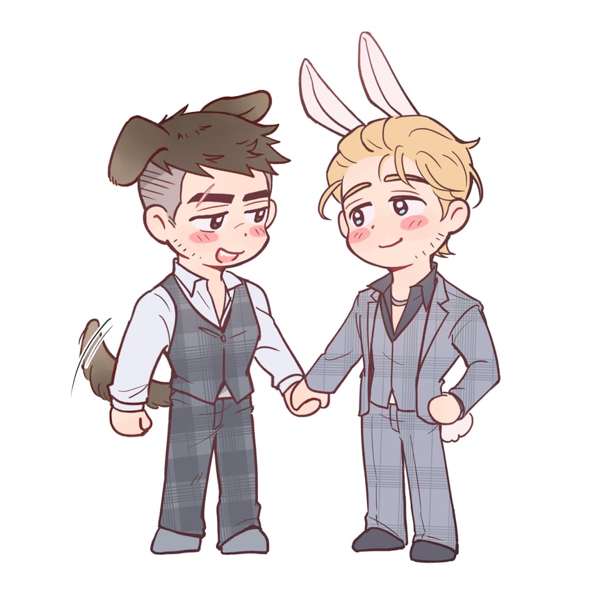 david king and felix richter (dead by daylight) drawn by wasted_m9