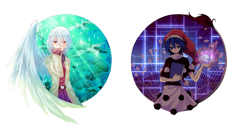 kishin sagume and doremy sweet (touhou) drawn by beichen_xiaobei