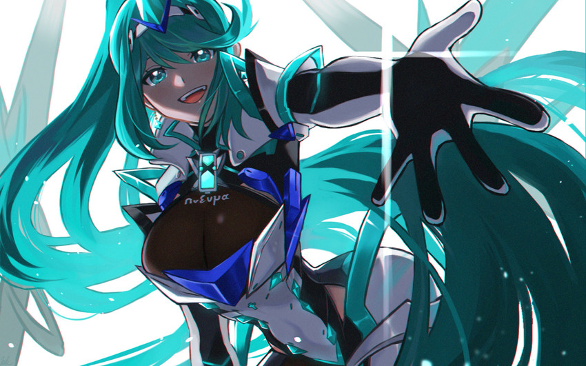 pneuma (xenoblade chronicles and 1 more) drawn by kyosuke1413koba